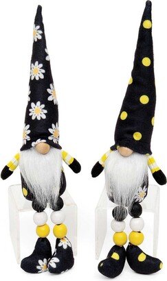 Daisy Spring Gnome With Wooden Bead Legs, Cottage Core, Cute