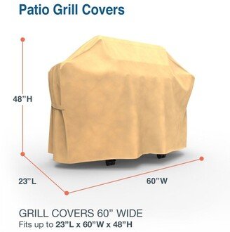 Budge Water-Resistant OutdoorBBQ Grill Cover, All-Seasons, Nutmeg, Multiple Sizes