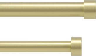 Umbra 120-180 Cappa Double Rod Brass