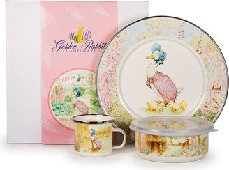 Kid's Jemima Puddle Duck 3-Piece Dinnerware Set