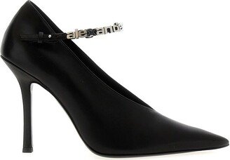 Delphine Ankle Strap Pumps