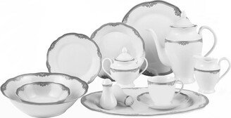 Elizabeth 57-Pc. Dinnerware Set, Service for 8