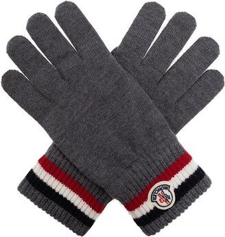 Stripe-Cuff Detail Gloves