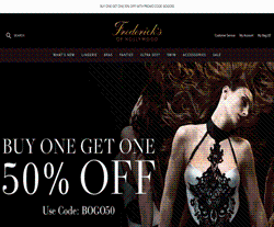 Frederick's of Hollywood Promo Codes & Coupons