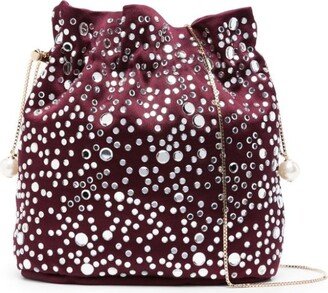 Selene Illusione embellished bucket bag