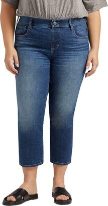 Plus Size Maya Mid Rise Capri Jeans