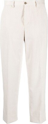 Cropped Straight-Leg Trousers-AB