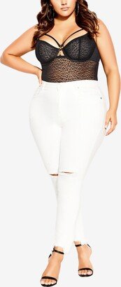 Trendy Plus Size Harley Relaxed Skinny Leg Jeans