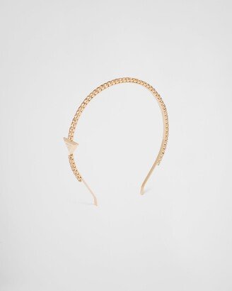 Embellished Brass Headband-AA