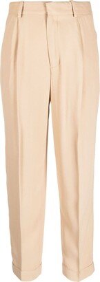 High-Waist Cropped Trousers-AI