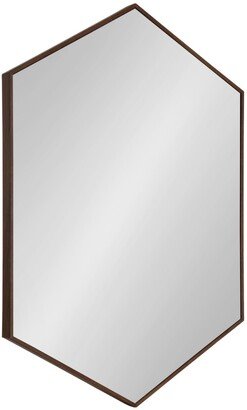 Rhodes Framed Hexagon Wall Mirror - 24.75 x 36.75