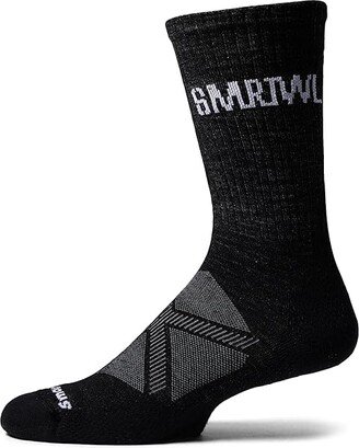 Athletic SMRTWL Logo Crew (Black) Crew Cut Socks Shoes