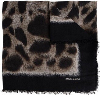 Leopard Printed Scarf-AA