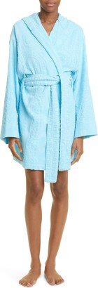 Seashell Baroque Hooded Short Bath Robe