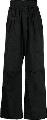 Wide-Leg Flared Trousers-AA