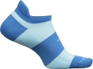 Feetures High Performance Ultra Light No Show Tab (Buckle Up Blue) No Show Socks Shoes