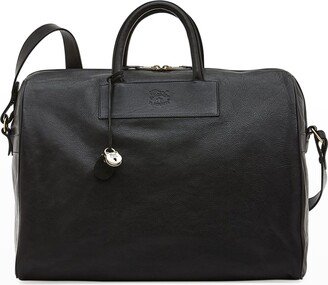 Unisex Leather Travel Duffle Bag