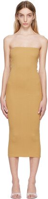 FLORE FLORE SSENSE Exclusive Tan Liv Midi Dress