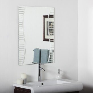 Decor Wonderland Ava Modern Bathroom Mirror - Silver - 31.5Hx23.6Wx.5D