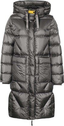 Leonie Long Hooded Down Jacket