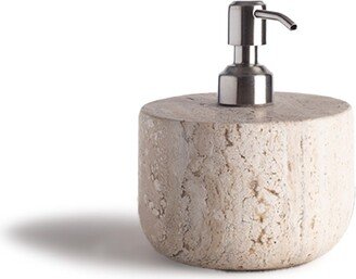 And Jacob Less Is More Low Marble Dispenser -Travertine