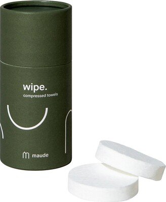 maude Wipe - water-activated, biodegradable wipes