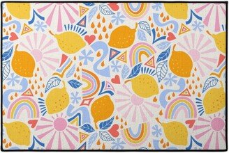 Door Mats: Fun Lemons - Multi Door Mat, Multicolor