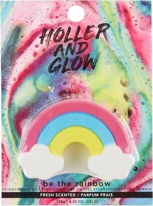 Holler and Glow Be The Rainbow Fresh Bath Bomb - 4.2oz