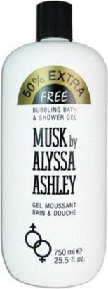 awaly25sg Musk 25.5 oz Bubbling Bath & Shower Gel for Women