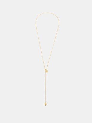 Heart-charm Lariat Necklace
