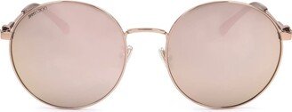 Rounded Frame Sunglasses-AB