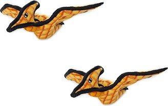 Tuffy Jr Dinosaur Pterodactyl, 2-Pack Dog Toys