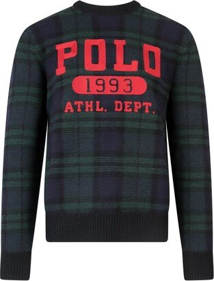 Plaid Knitted Jumper