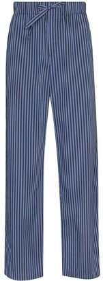 Verneuil stripe-pattern pajama bottoms