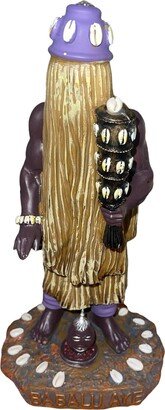 Showcase Rare Beauty With 12-Inch Tall Babalu Aye Statue Awe-Inspiring Representation