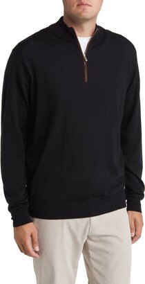 Autumn Crest Quarter Zip Wool & Lyocell Sweater