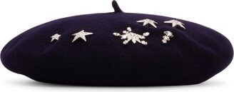 Constellation Star Embellished Beret