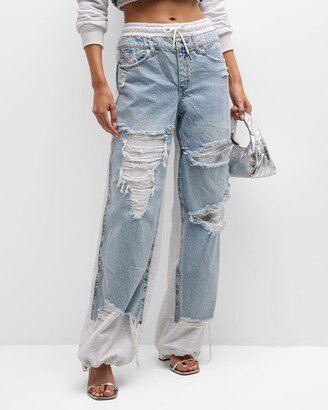 Orson Wide-Leg Combo Pants