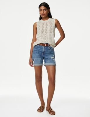 Denim Boyfriend Shorts