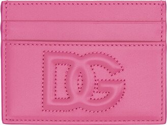 Pink Embossed Card Holder-AA