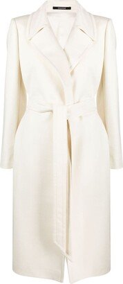 Molly belted wool maxi coat