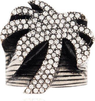 Palm Embellished Ring-AA