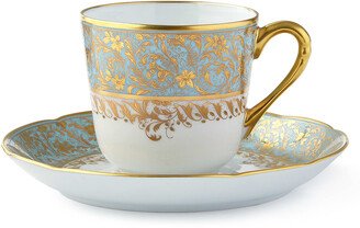 Eden Turquoise Coffee Saucer