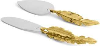 Gold Feather Knife Set