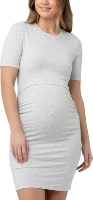 Maternity Organic Nursing Short Sleeve Dress