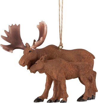 Gallerie II Mom & Baby Moose Christmas Xmas Ornament