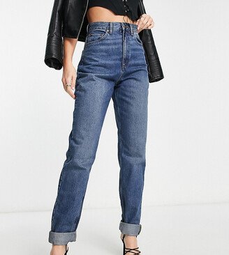 ASOS DESIGN Tall high waist 'slouchy' mom jean in midwash