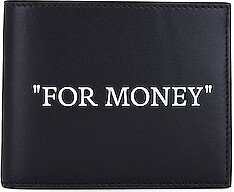 Quote Bookish Bifold Wallet in Black