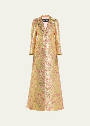 Cosi Fan Tutte Brocade Maxi Coat