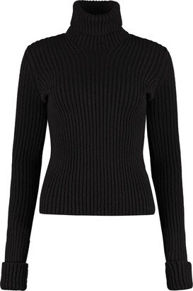 Ribbed Turtleneck Sweater-AF